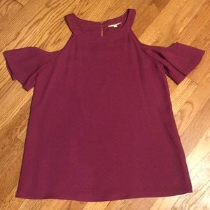 Gianni Bini off shoulder purple top Medium